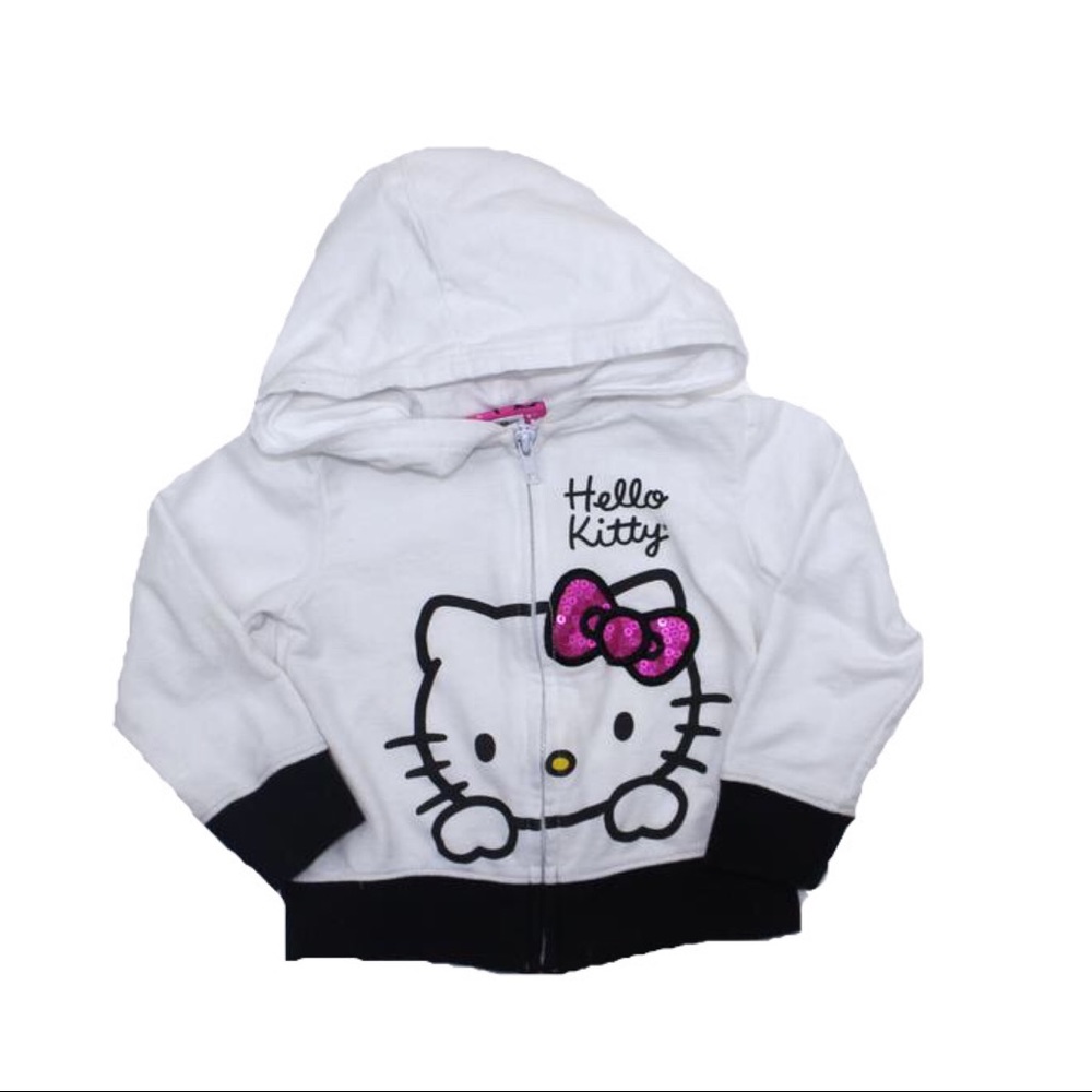 Hello a Kitty Girls Hoodie, Size 3T